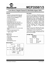 DataSheet MCP3550-60 pdf